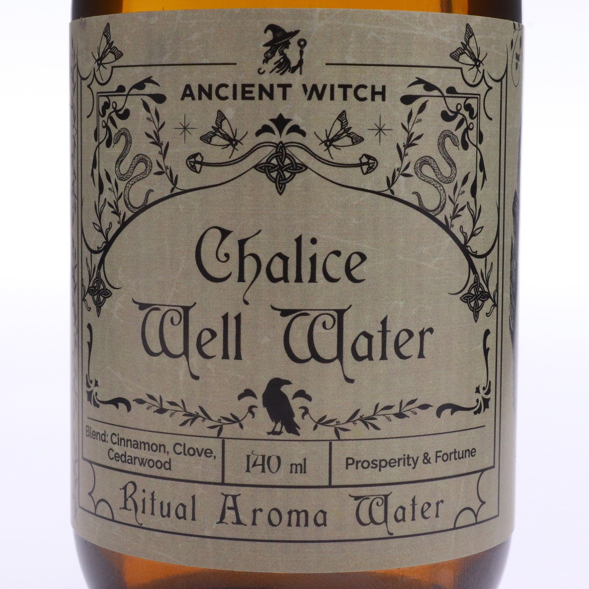 Eau Rituelle – Chalice Well Water (la Source Rouge) – Ancient Witch – 140 ml