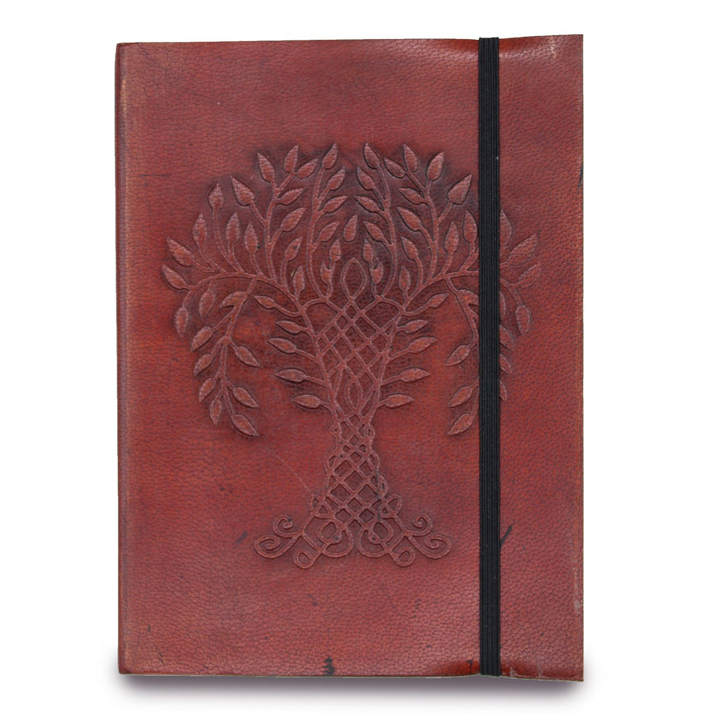 Carnet en Cuir Végétal – Petit Arbre de Vie