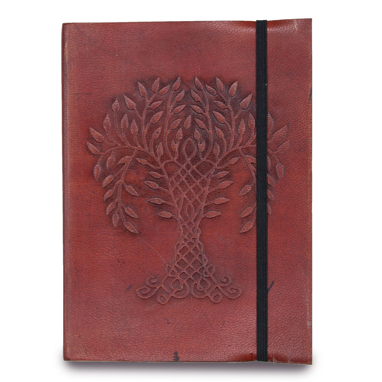 Carnet en Cuir Végétal – Petit Arbre de Vie