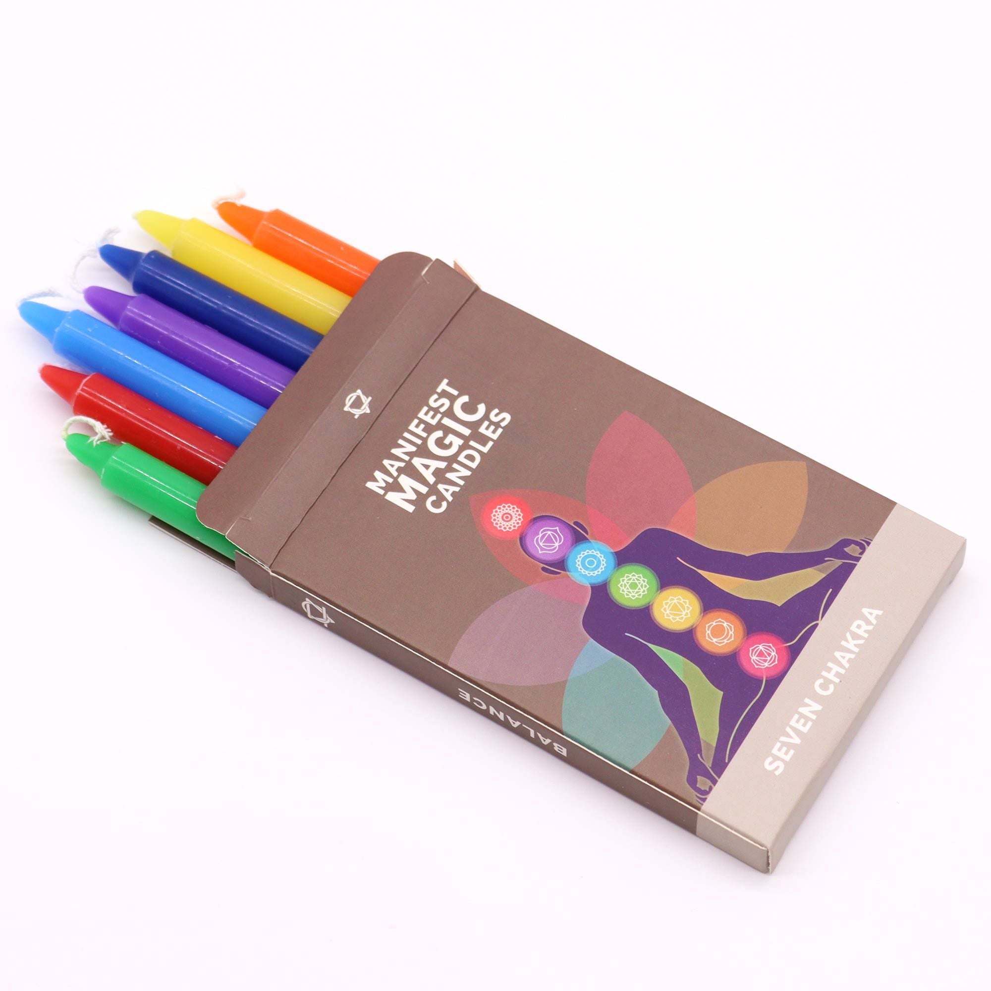 Bougies des 7 Chakras – Pack de 7