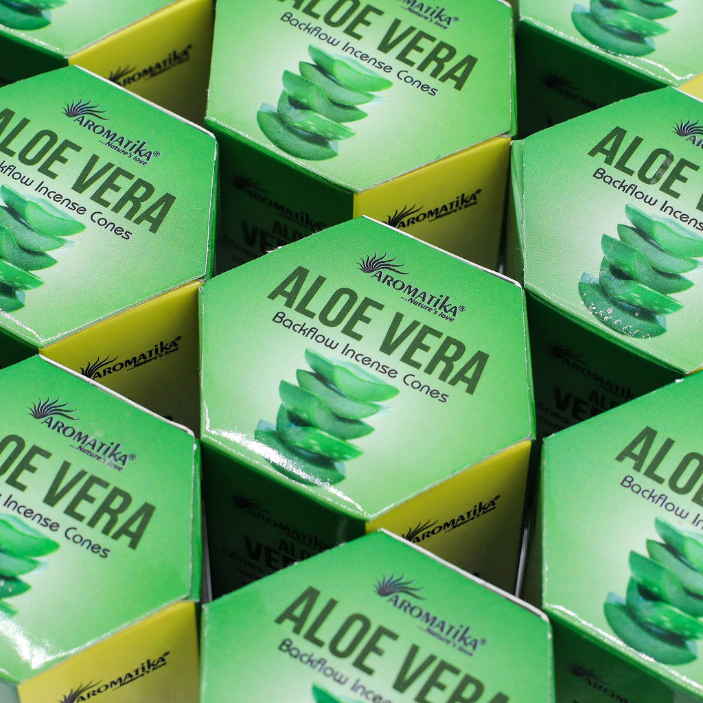 Encens Backflow Masala – Aloe Vera (10 cônes)