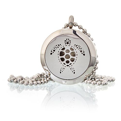 Collier Diffuseur d’Aromathérapie – Tortue Sacrée – 25 mm