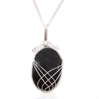 Collier Pierre Enlacée – Onyx Noir