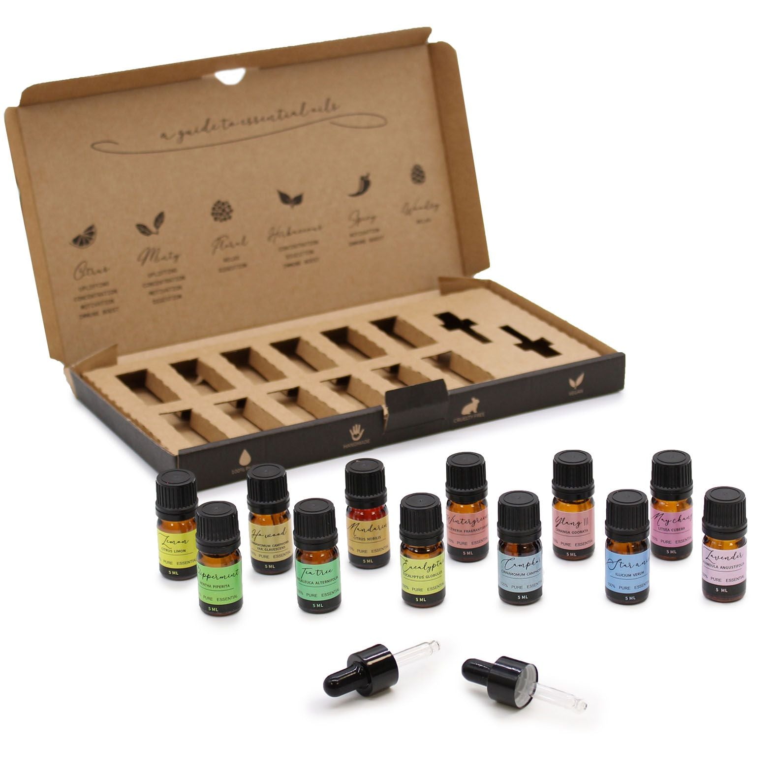 Coffret d’Huiles Essentielles – Initiation Sacrée – 12 x 5 ml