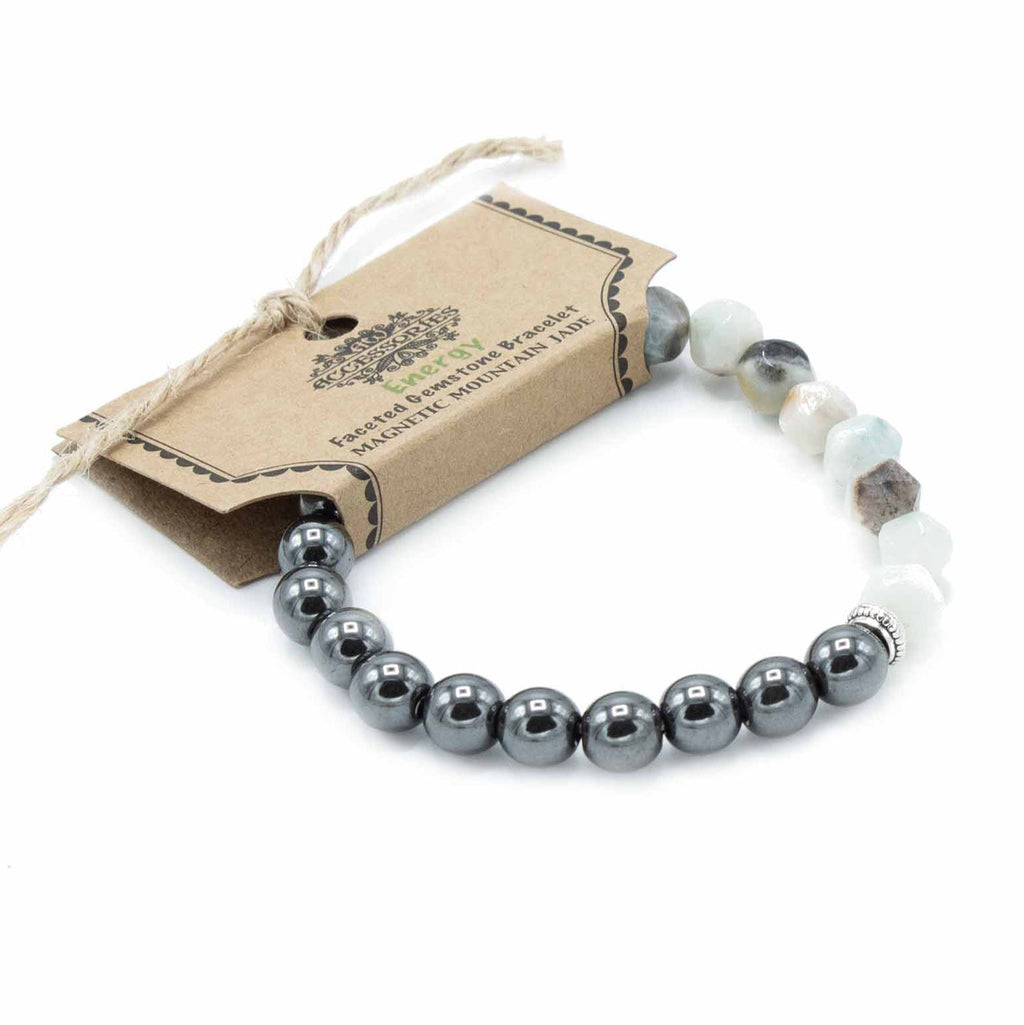 Bracelet Pierres Facettées – Jade (Variante)