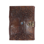 Carnet en Cuir – Evil Eye – 160 pages Deckle – 17×12,5 cm