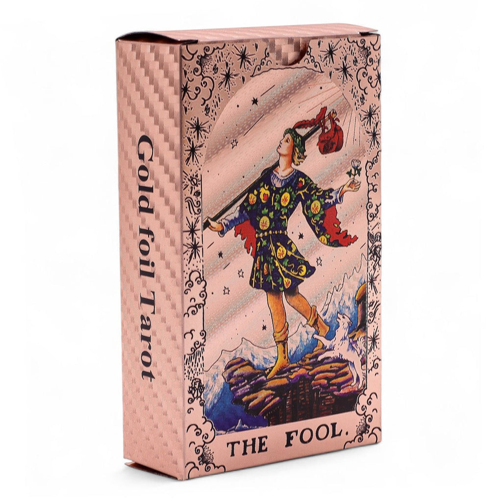 Tarot Phases de Lune – Dorure Or Rose – avec Livret