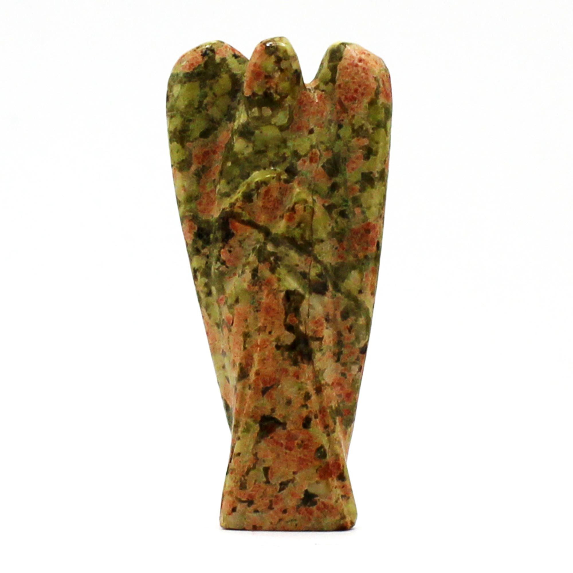 Ange en Gemme Sculpté – Unakite