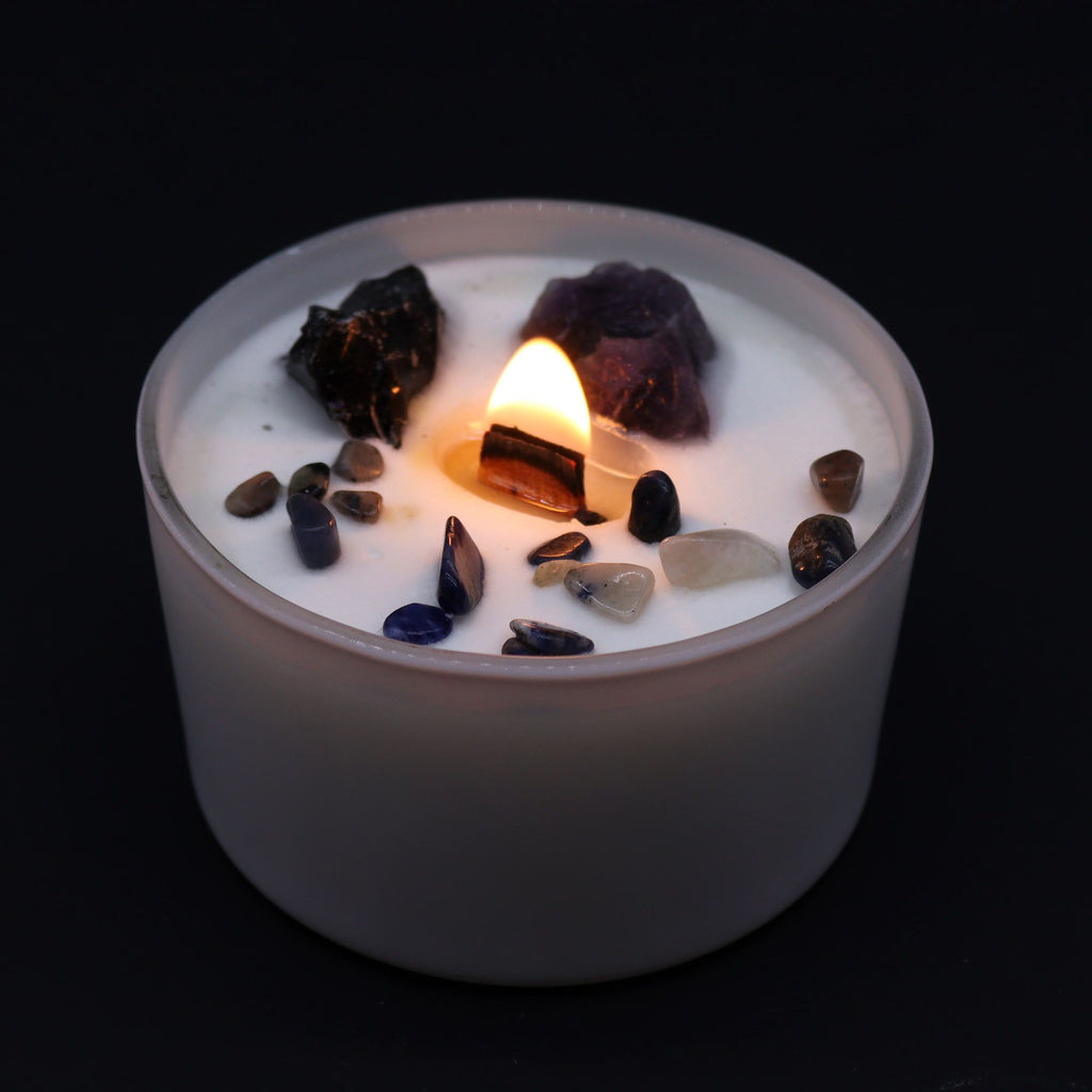 Bougie Cristal – Chakra Plexus Solaire