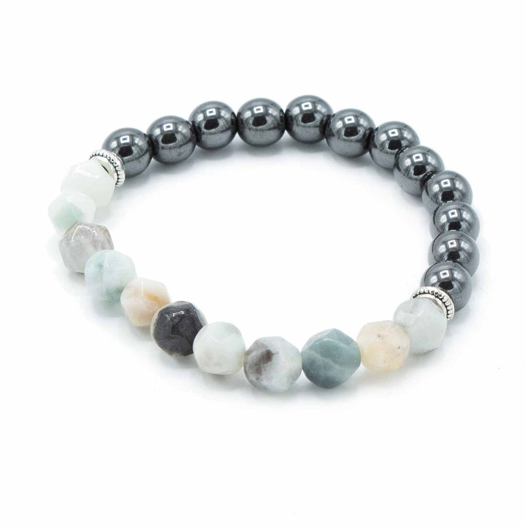 Bracelet Pierres Facettées – Jade (Variante)