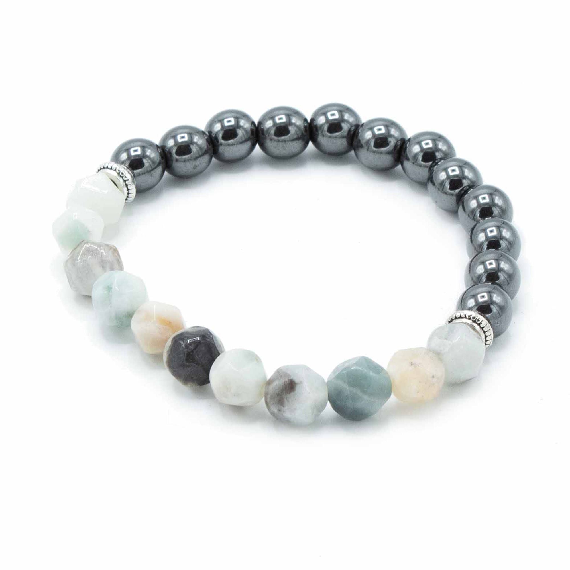 Bracelet Pierres Facettées – Jade (Variante)