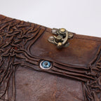 Carnet en Cuir – Evil Eye – 160 pages Deckle – 17×12,5 cm