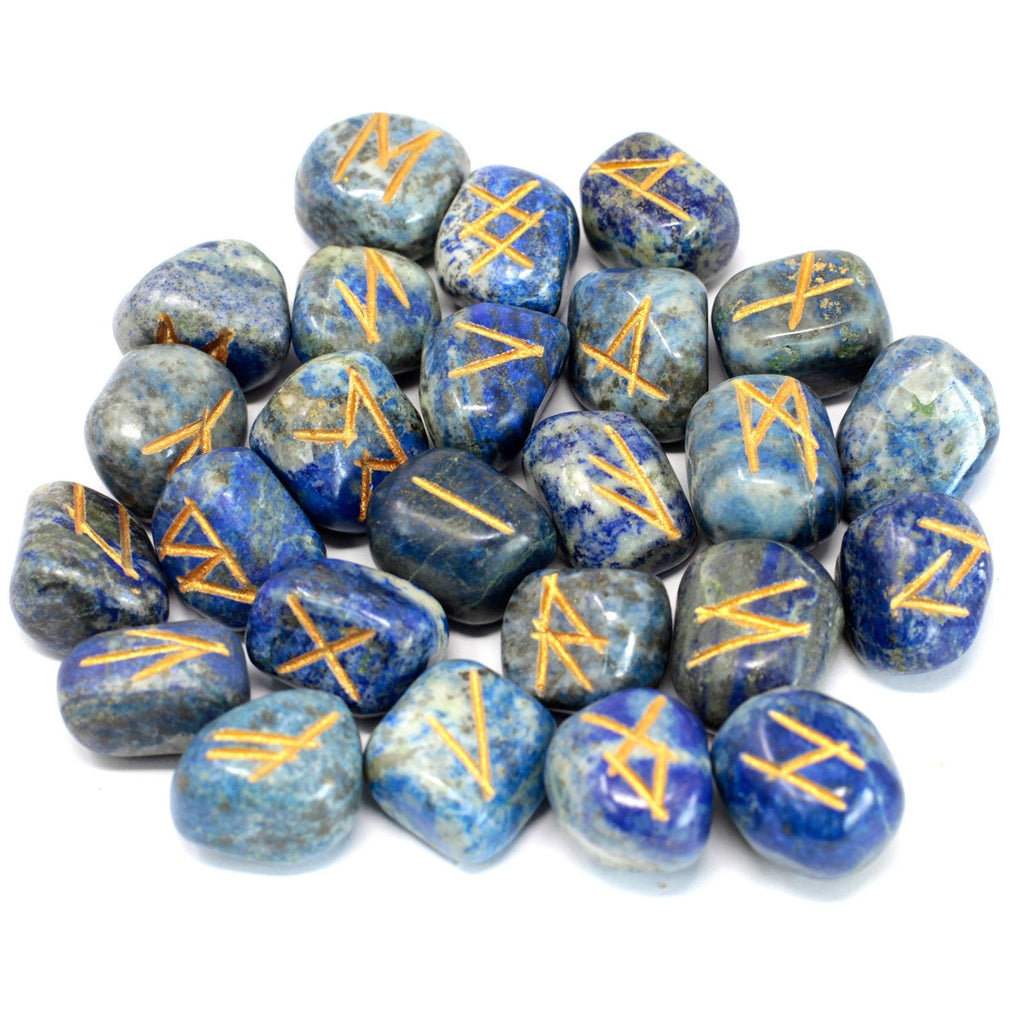 Runes Indiennes en Pochette – Lapis-Lazuli