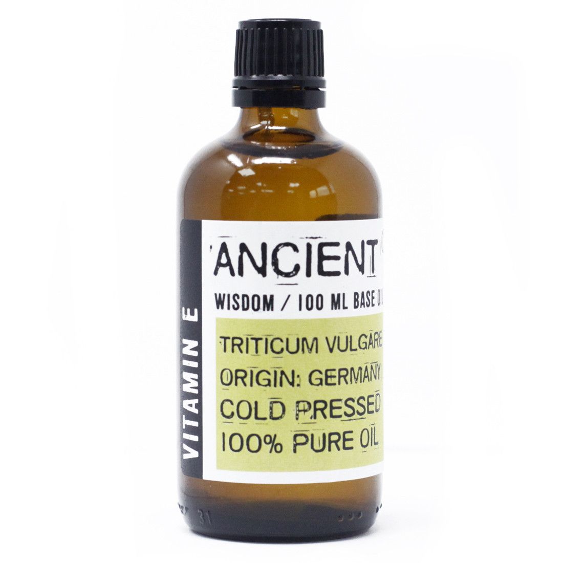 Huile de Vitamine E Naturelle – Triticum vulgare (Tocophérol) – 100 ml