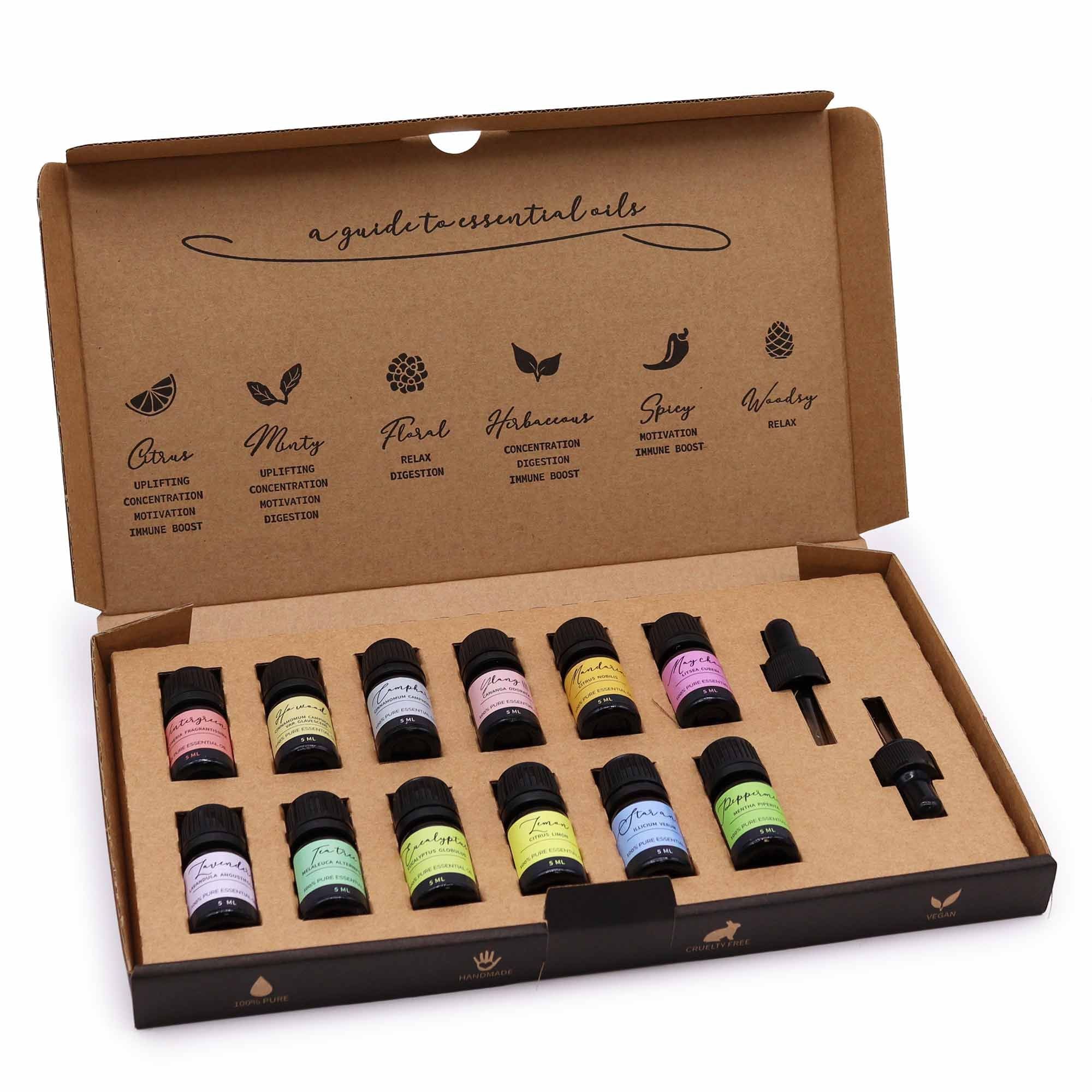 Coffret d’Huiles Essentielles – Initiation Sacrée – 12 x 5 ml