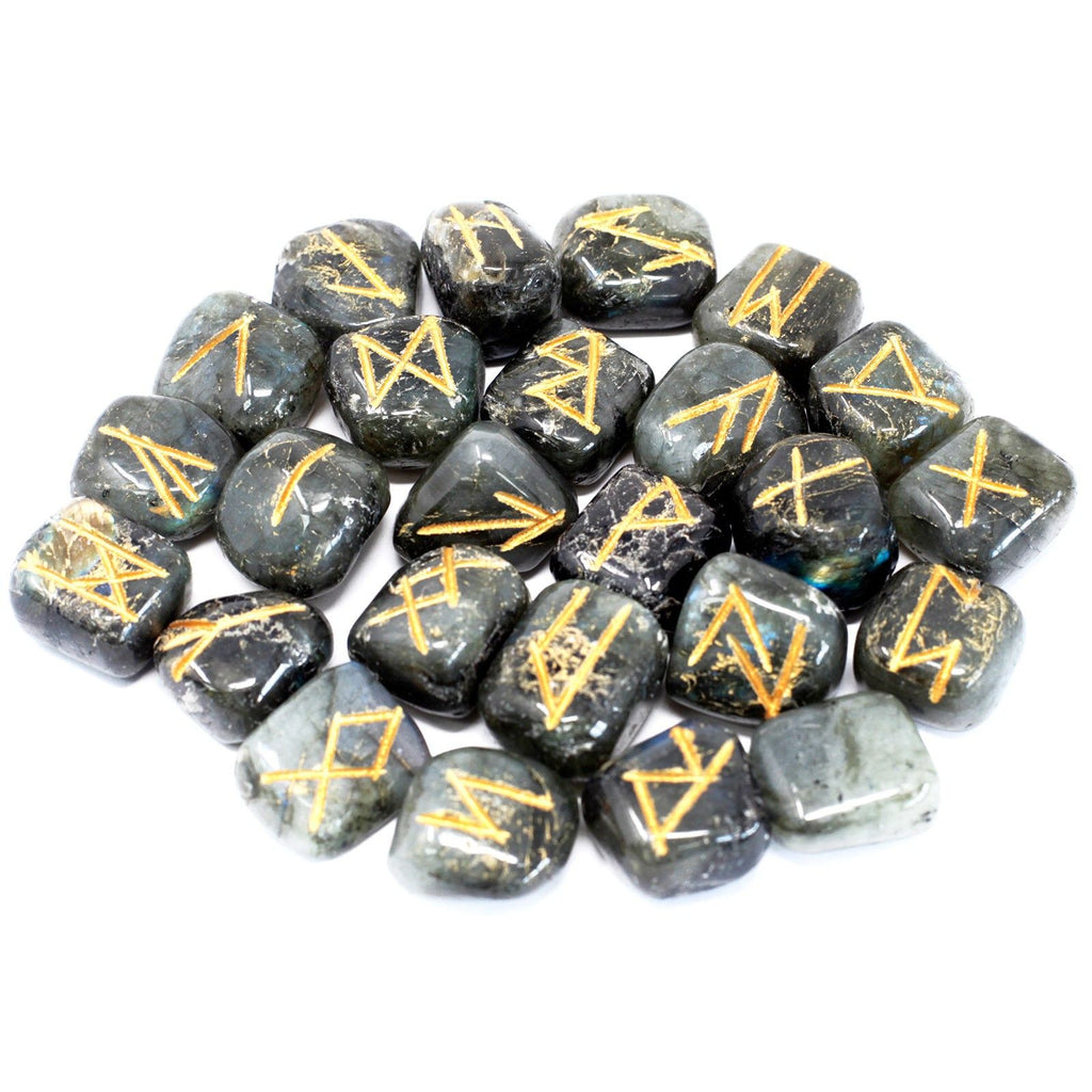Runes Indiennes en Pochette – Labradorite