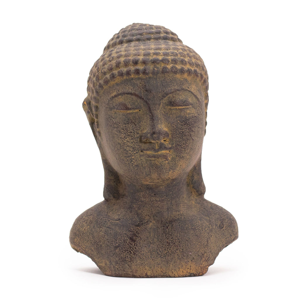 Tête de Bouddha Tranquillité – Gris