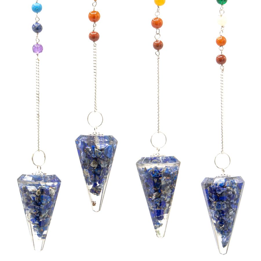 Pendule Orgonite Chakra – Lapis-Lazuli