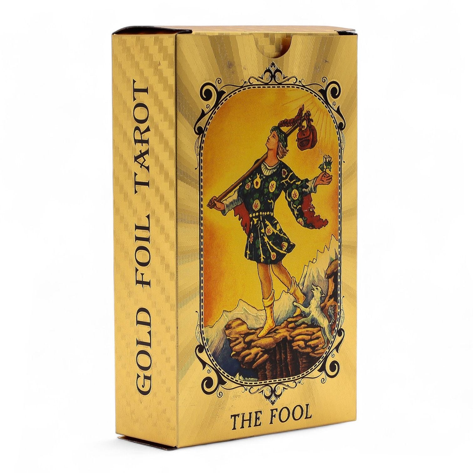 Jeu de Tarot Œil Qui Voit Tout – Dorure Bleu & Or avec Livret
