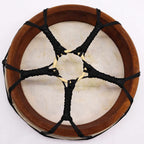 Tambour Chamanique Hamsa – 30 cm avec 2 Baguettes
