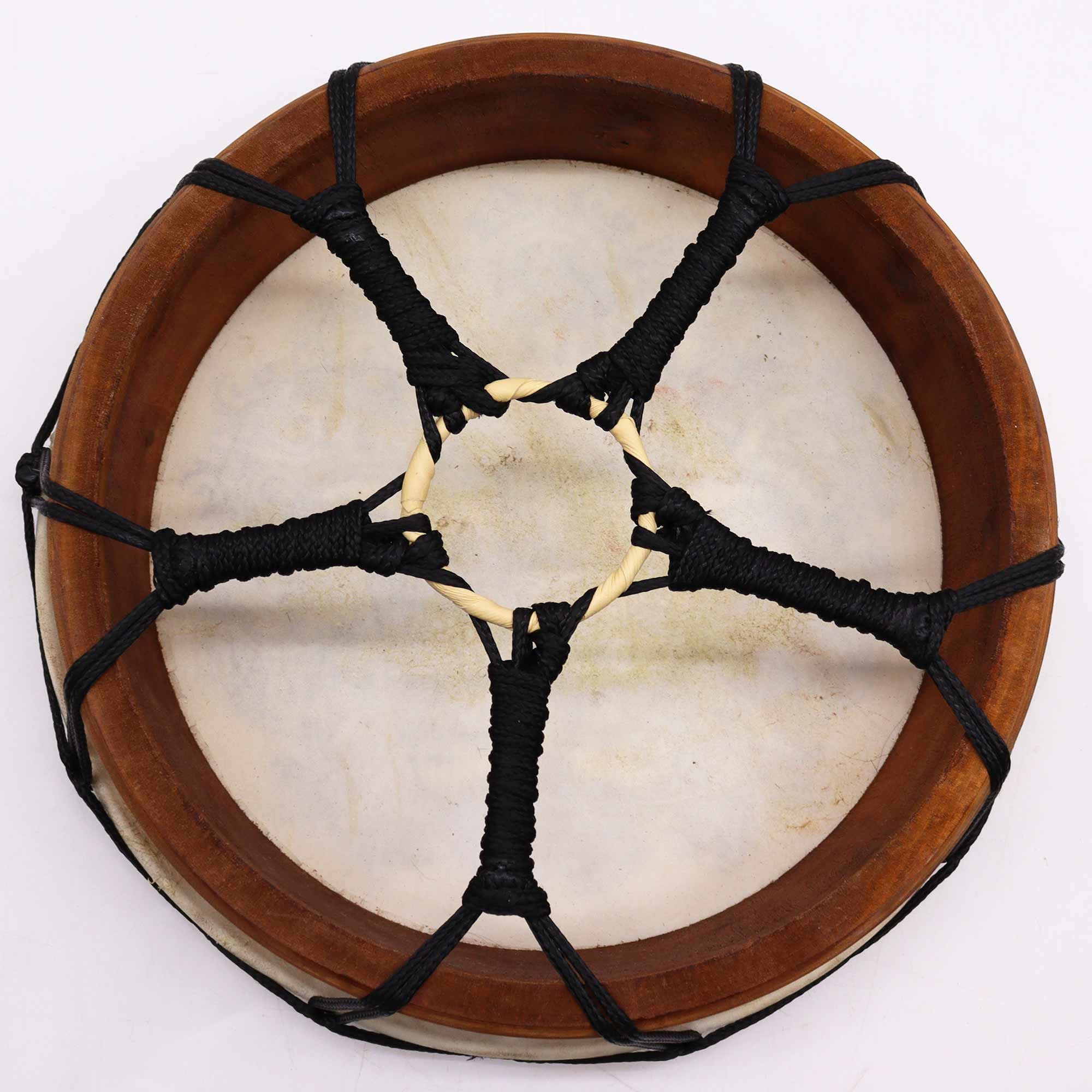 Tambour Chamanique Hamsa – 30 cm avec 2 Baguettes