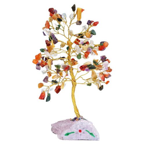 Arbre de Gemmes Indien – Multi-Pierres – 160 Pierres