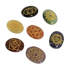 Pochette de Pierres Chakras – Grandes Pierres Ovales