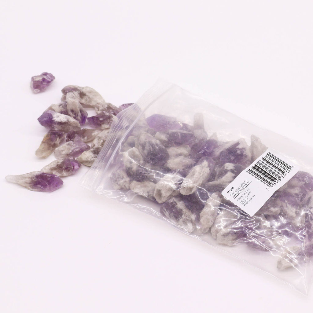 Lot de Cristaux Bruts – Améthyste – Pointes Brutes – 500 g