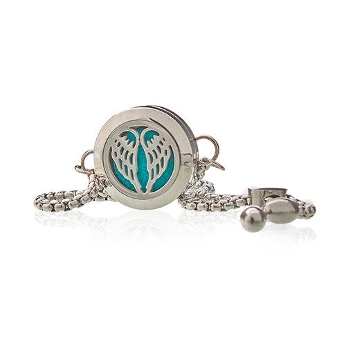 Bracelet Diffuseur d’Aromathérapie – Ailes d’Ange – 20 mm