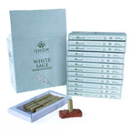 Set de 15 Briques d'Encens Naturel et Brûleur – Sauge Blanche