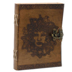 Carnet en Cuir – Homme Vert (Greenman) – 20×15 cm