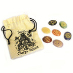 Pochette de Pierres Chakras – Grandes Pierres Ovales
