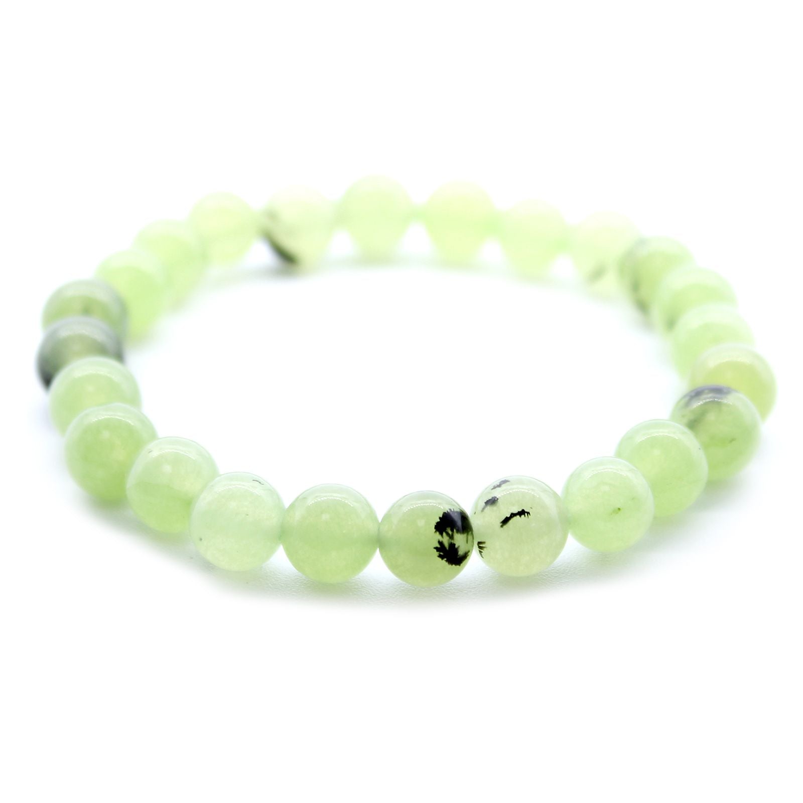 Bracelet Mala – Jade – Pierres Rondes