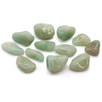 Sachet de 12 Pierres Roulées Moyennes – Aventurine Verte