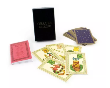 Oracle Belline – Jeu Divinatoire de 53 Cartes avec Livret (Édition Classique Boîte Noire)